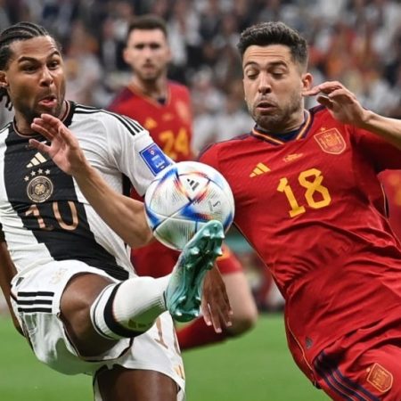 Kết quả Tây Ban Nha vs Đức (1-1) : Trận đấu gây cấn giữa 2 ông lớn.
